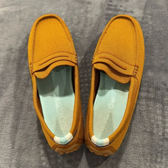 Rothy's Women’s ‘The Driver’ Cognac Slip-On Loafers - Picture 3 of 11